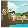 Paper Products Design Simon, Theodore & Alvin Beverage Napkins