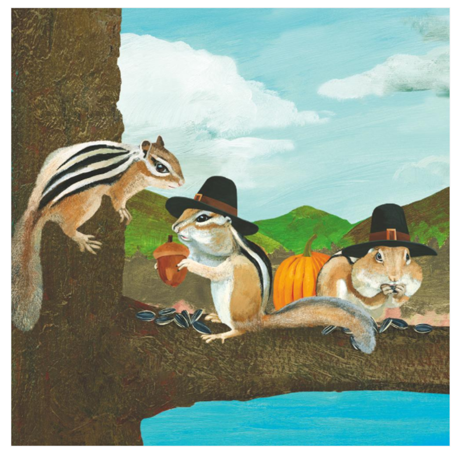 Simon, Theodore & Alvin Beverage Napkins
