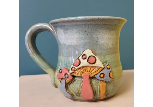 Mudworks Pottery Magic Mushrooms Mug   Mudworks Pottery Magic Mushrooms Mug