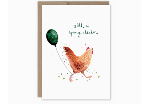  Biely & Shoaf Spring Chicken Birthday Card 