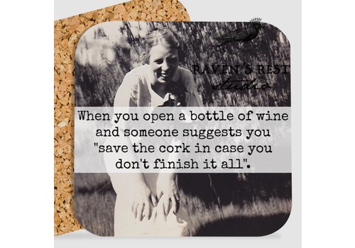  Raven's Rest Studio Save the Cork Coaster 