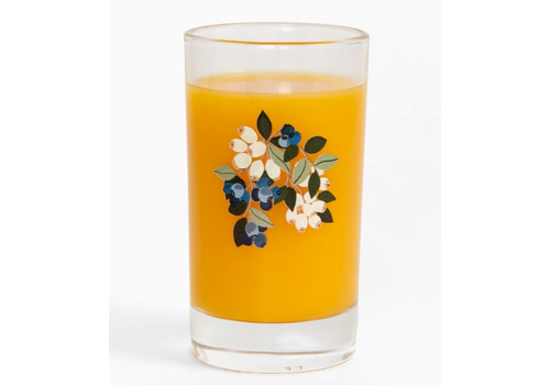  Paper Farm Press Blueberry Field Mini Juice Glass 