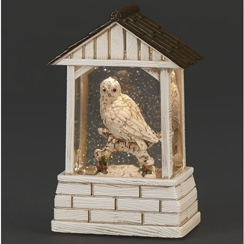  Roman Inc 5" H Lighted Shimmers Barn Owl 