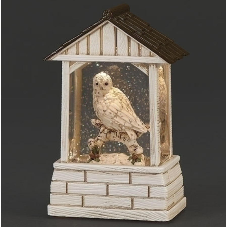 5" H Lighted Shimmers Barn Owl