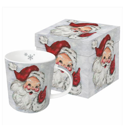  Paper Products Design Jolly Saint Nick Mug in Box 