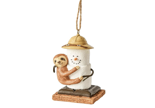  S'mores Sloth Ornament 