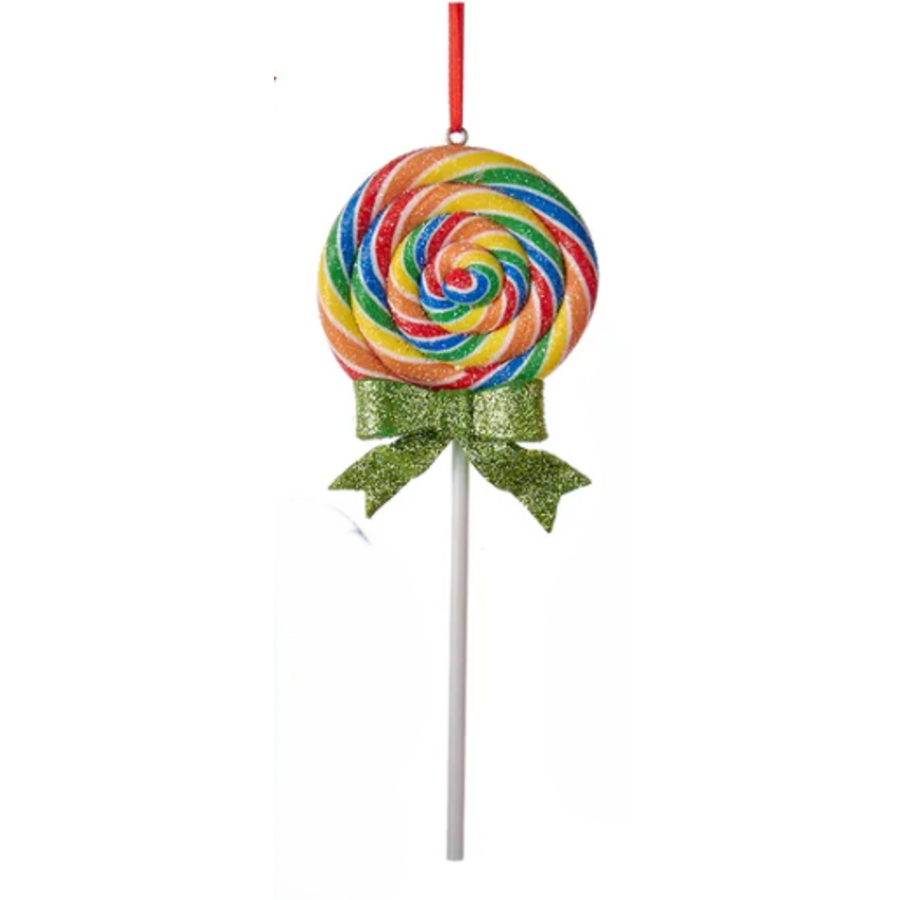 Glitter Lollipop Ornament