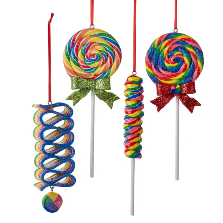 Glitter Lollipop Ornament