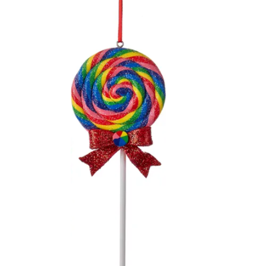 Glitter Lollipop Ornament