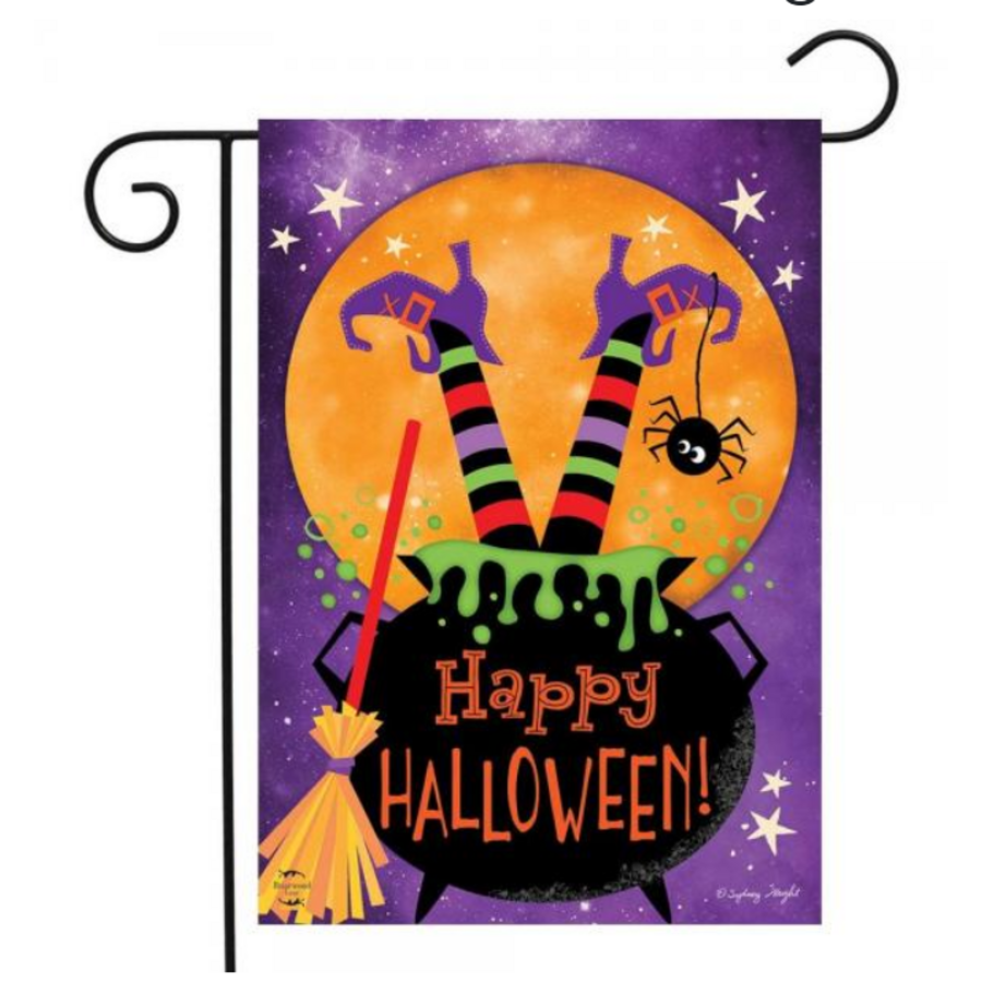 Witch Feet Garden Flag