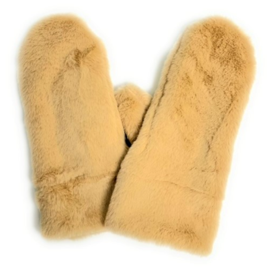 Faux Fur Mitten