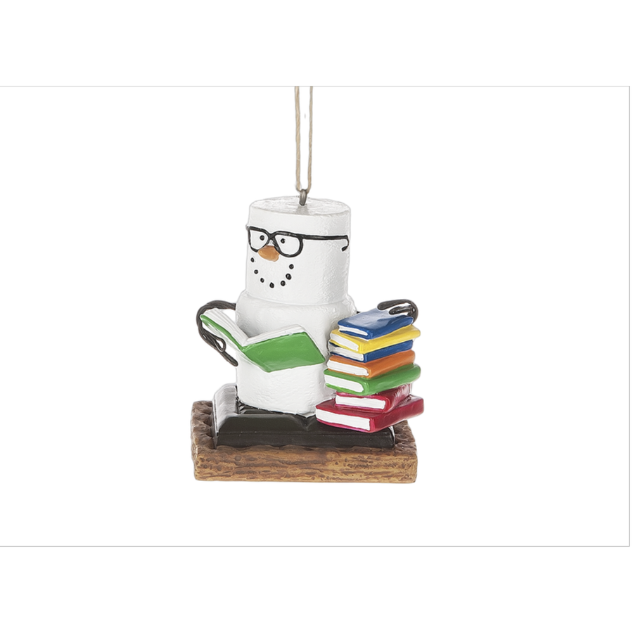 S'mores Book Club Ornament