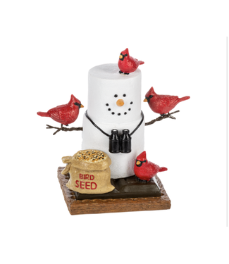 S'mores w/Cardinals Figurine