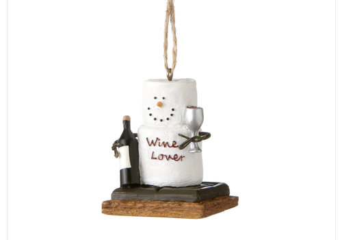  S'mores Wine Lover Ornament 