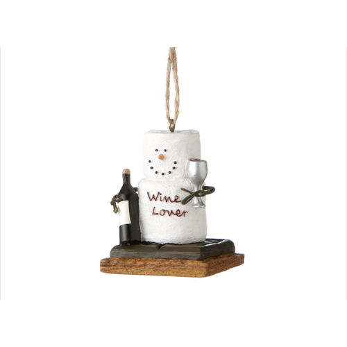  S'mores Wine Lover Ornament 