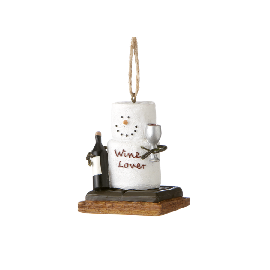 S'mores Wine Lover Ornament