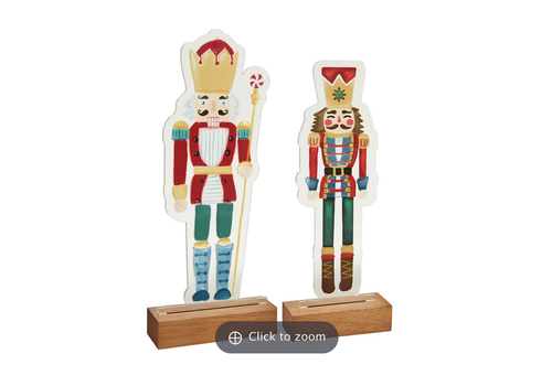 Mud Pie Acrylic Light Up Nutcracker   Mud Pie Acrylic Light Up Nutcracker
