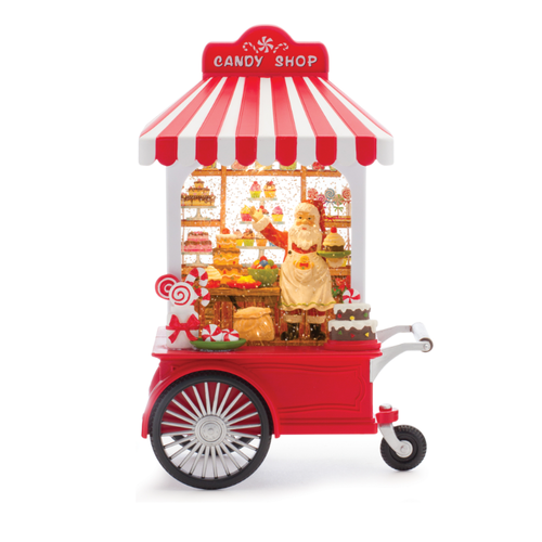  Melrose International, LLC Snow Globe Candy Shop 10.75" H 