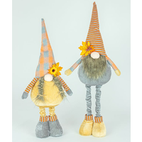 Fall Plaid Gnome Stretcher