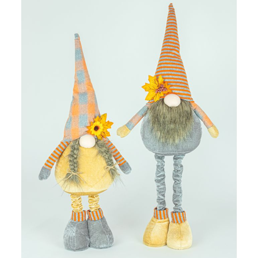 Fall Plaid Gnome Stretcher