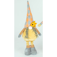 Fall Plaid Gnome Stretcher