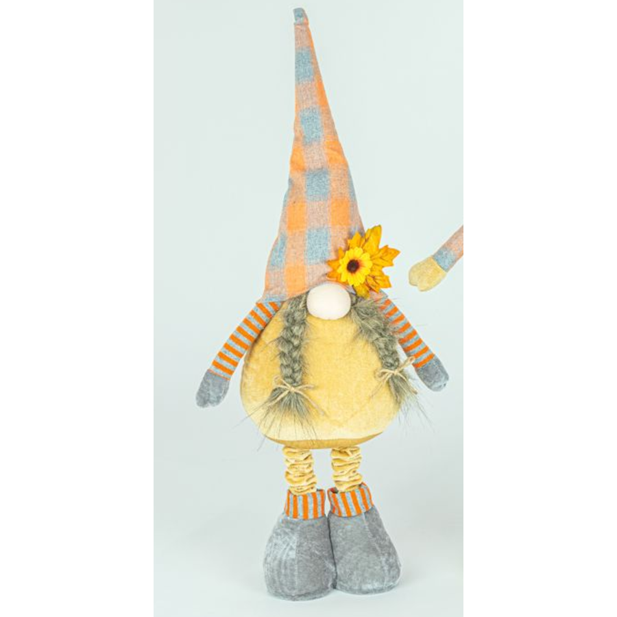 Fall Plaid Gnome Stretcher