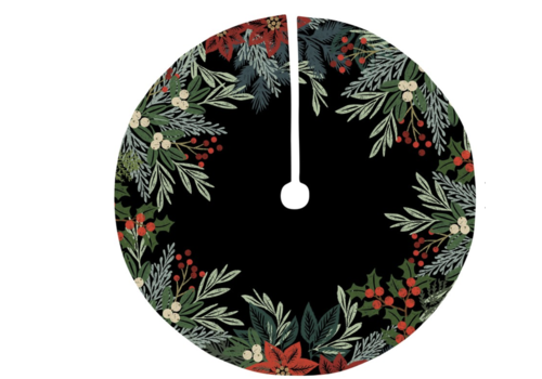  Primitives by Kathy Christmas Greens Medium Tree Skirt 