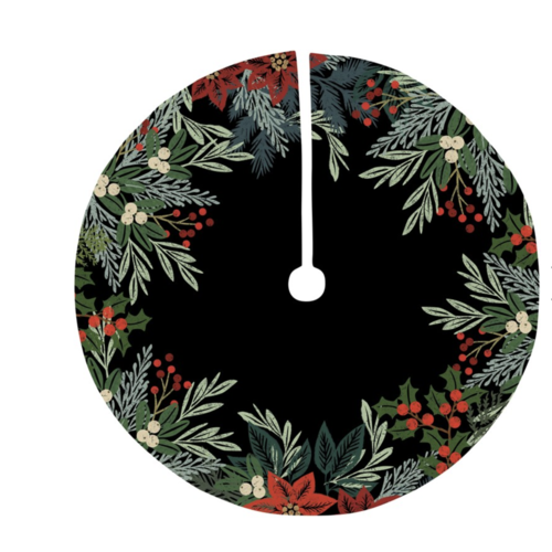 Primitives by Kathy Christmas Greens Medium Tree Skirt 