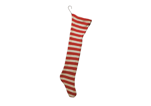  Primitives by Kathy Red And White Jumbo Stocking 