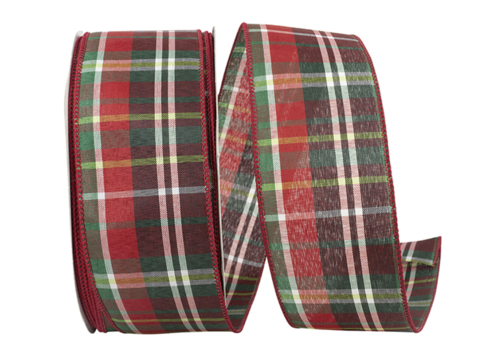  Reliant Ribbon Grand Christmas Plaid Tradition Ribbon 2.5" wide 
