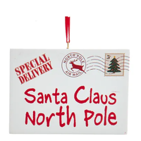 Christmas Letter Sign Ornaments