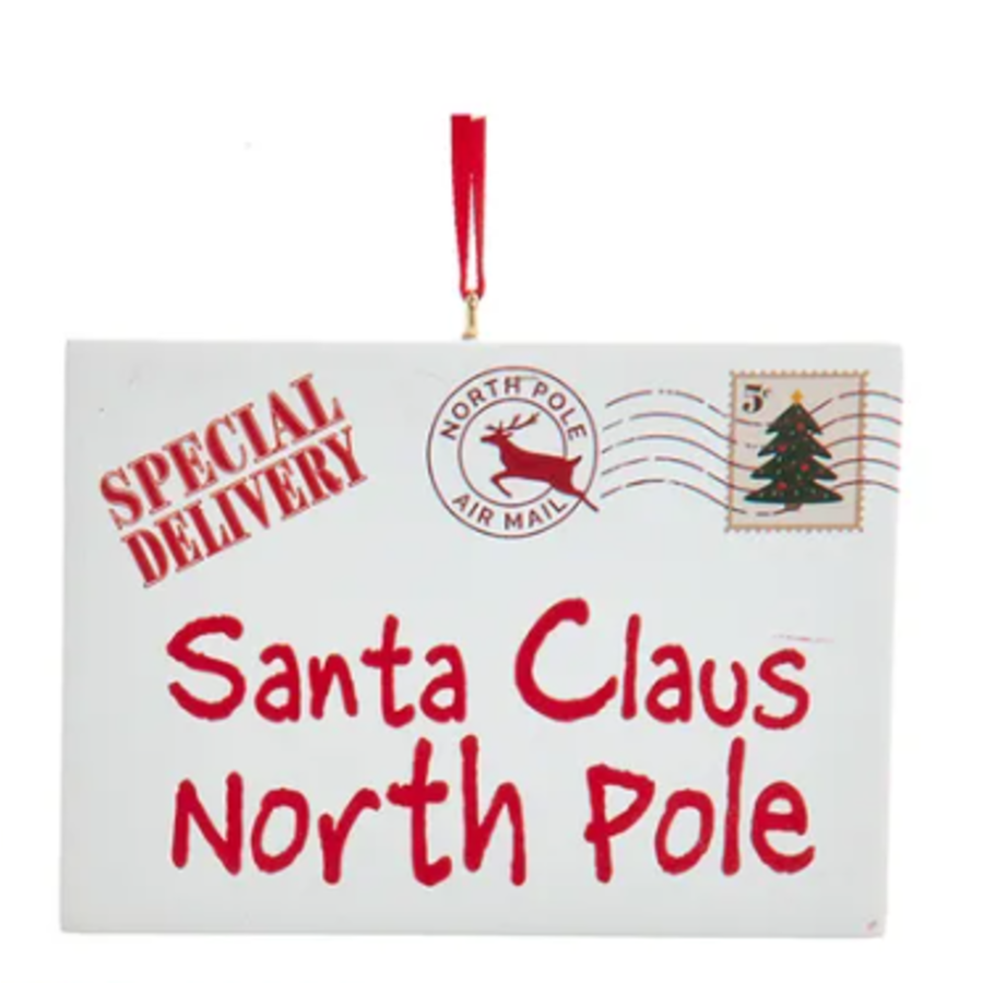 Christmas Letter Sign Ornaments