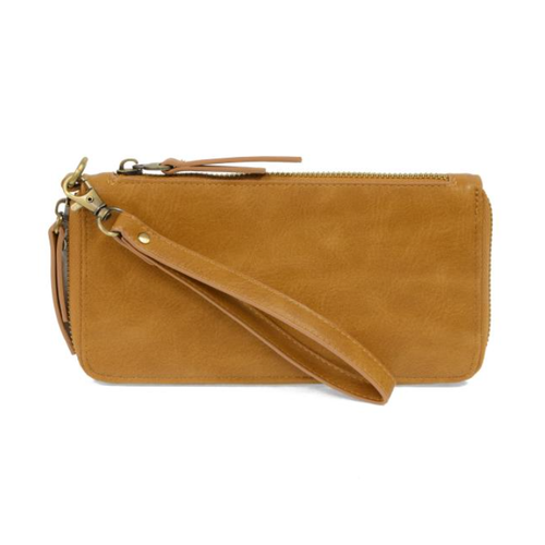  Joy Accessories Vegan Leather Zip Around Wallet Wristlet 