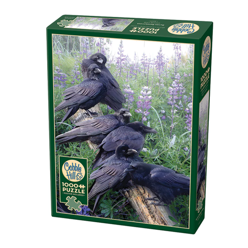  Outset Games & Cobble Hill Puzzles Raven Rendezvous Puzzle 1000 PC 