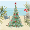 Paper Products Design Christmas Beach Beverage Napkins