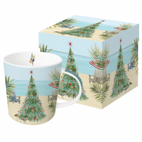 Christmas Beach Mug in Gift Box