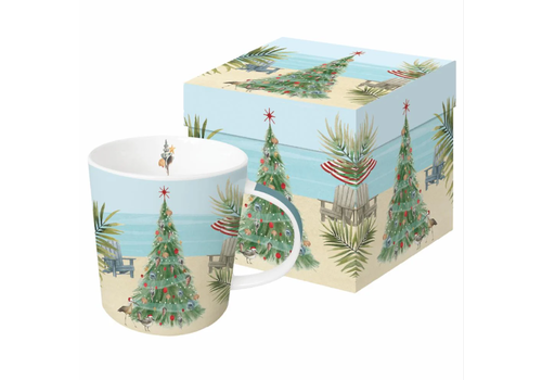  Paper Products Design Christmas Beach Mug in Gift Box 