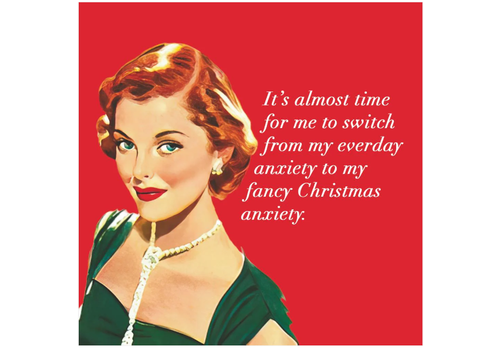  Paper Products Design Christmas Anxiety Beverage Napkins 
