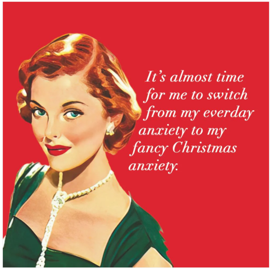 Christmas Anxiety Beverage Napkins