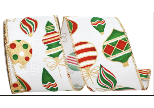  Reliant Ribbon Holiday Ornaments Ribbon 2.5" wide 