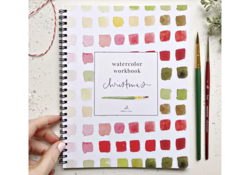  emily lex studio Christmas Watercolor Workbook 