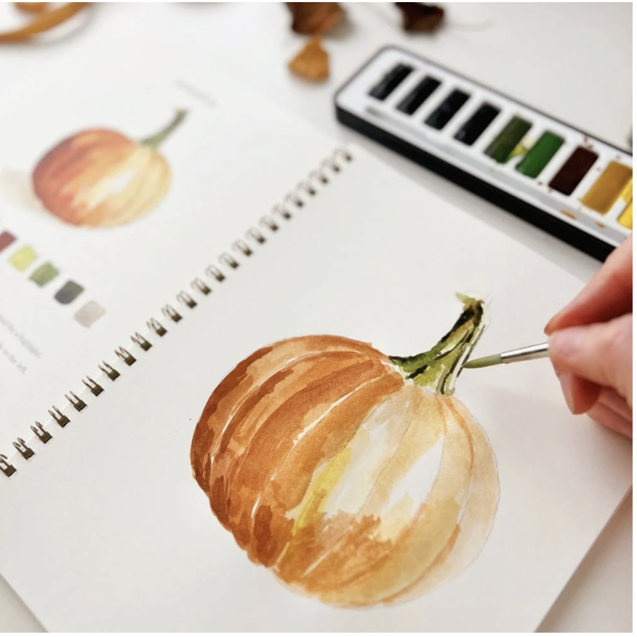 Autumn Watercolor Workbook