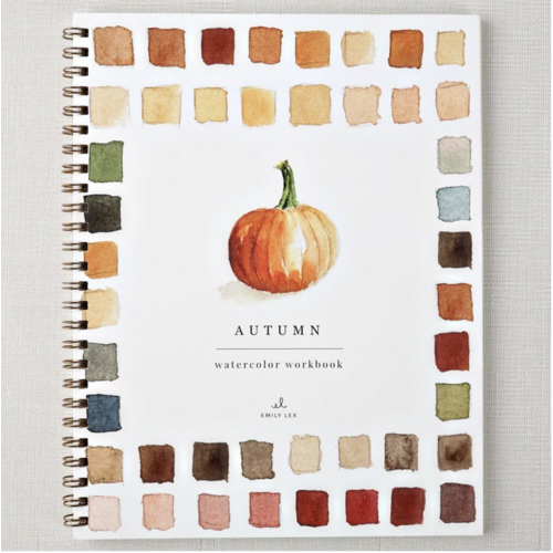  emily lex studio Autumn Watercolor Workbook 