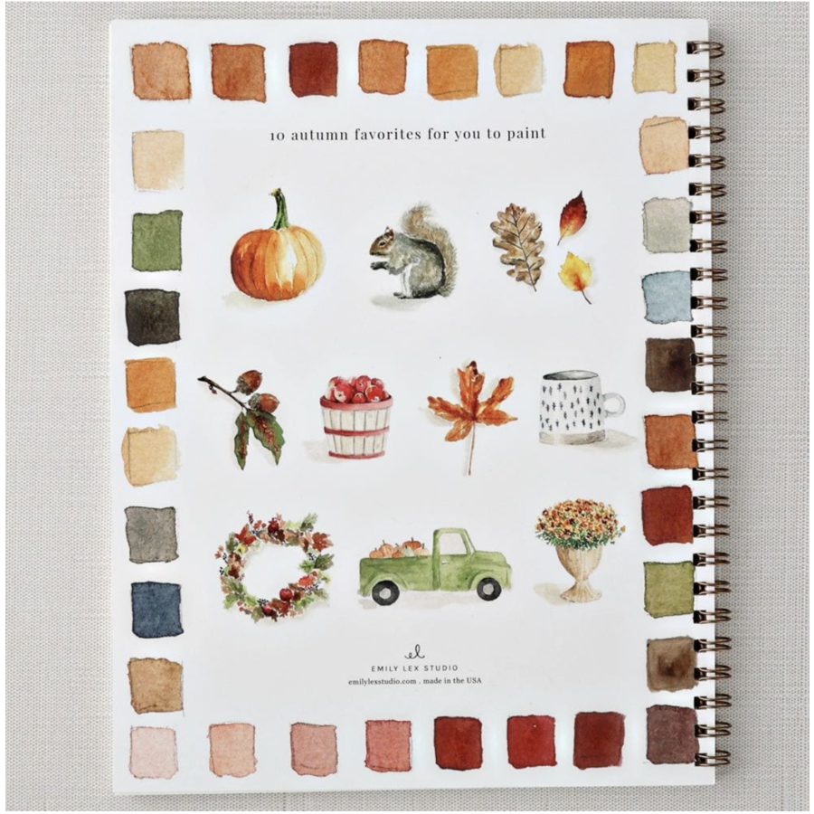 Autumn Watercolor Workbook