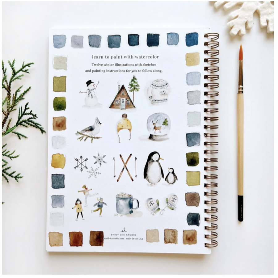 Winter Watercolor Workbook