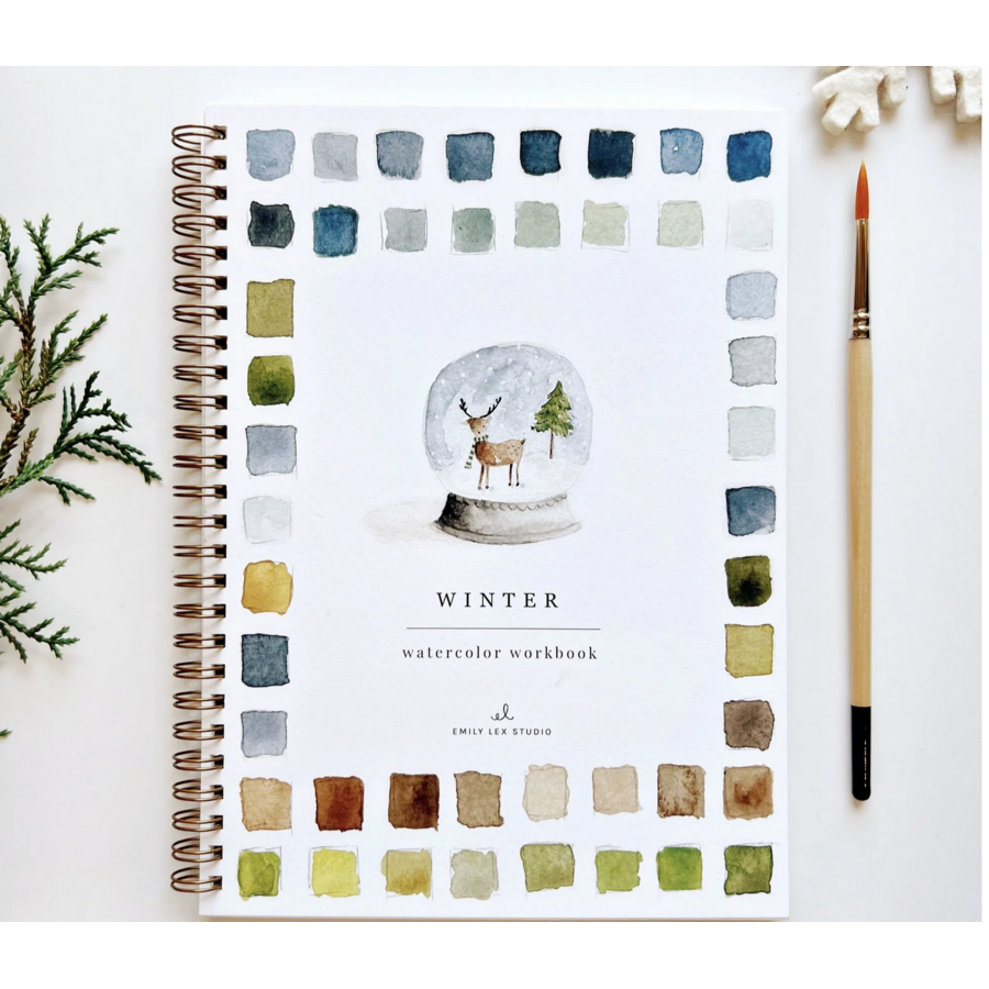 Winter Watercolor Workbook