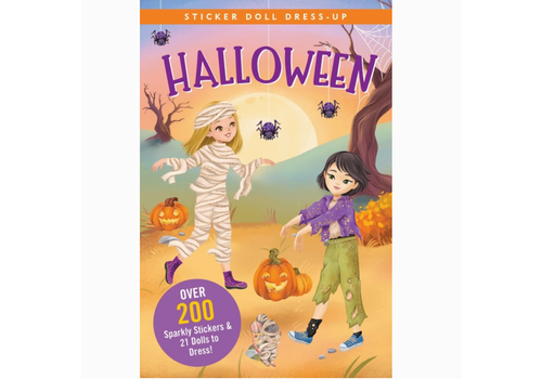  Peter Pauper Press Halloween Sticker Doll Dress-Up Book 