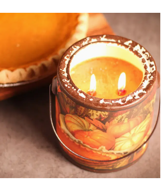 A Cheerful Giver Pumpkin Pie Scented Glass Jar Candle 20 oz.