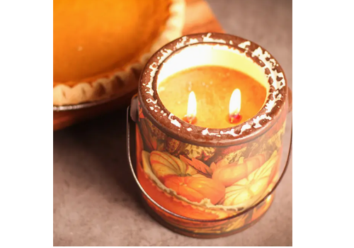  A Cheerful Giver Pumpkin Pie Scented Glass Jar Candle 20 oz. 