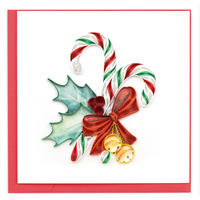 Candy Canes Quill Card